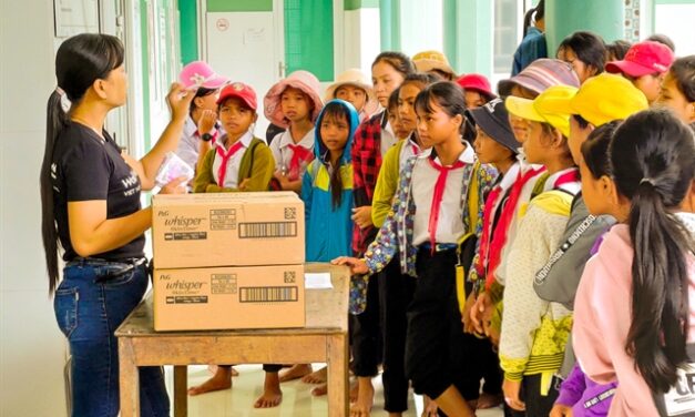 Sanitary pads donated to disadvantaged adolescent girls