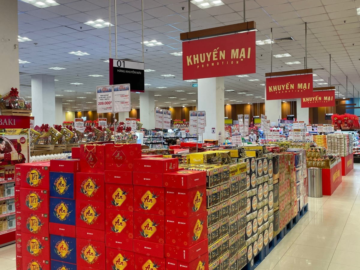 Các siêu thị AEON đã sẵn sàng nguồn hàng phục vụ tiêu dùng Tết 2022.