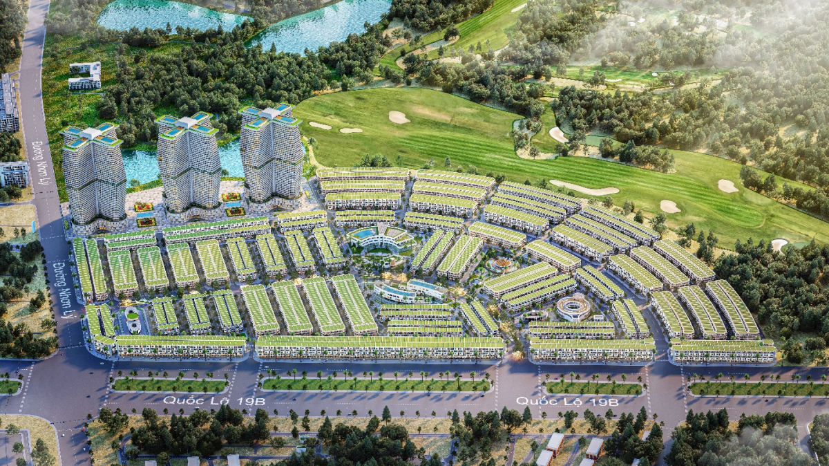 Phối cảnh dự án Nhơn Hội do Phát Đạt làm chủ đầu tư.