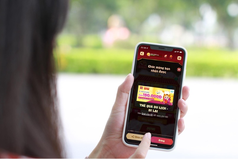 Thẻ quà từ Lắc Xì 2022 giúp người dùng tiết kiệm túi tiền khi đi lại dịp Tết. Ảnh: