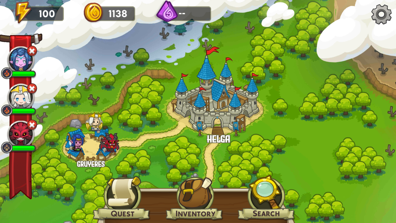 Một giao diện trong Faraland. Ảnh: MKL