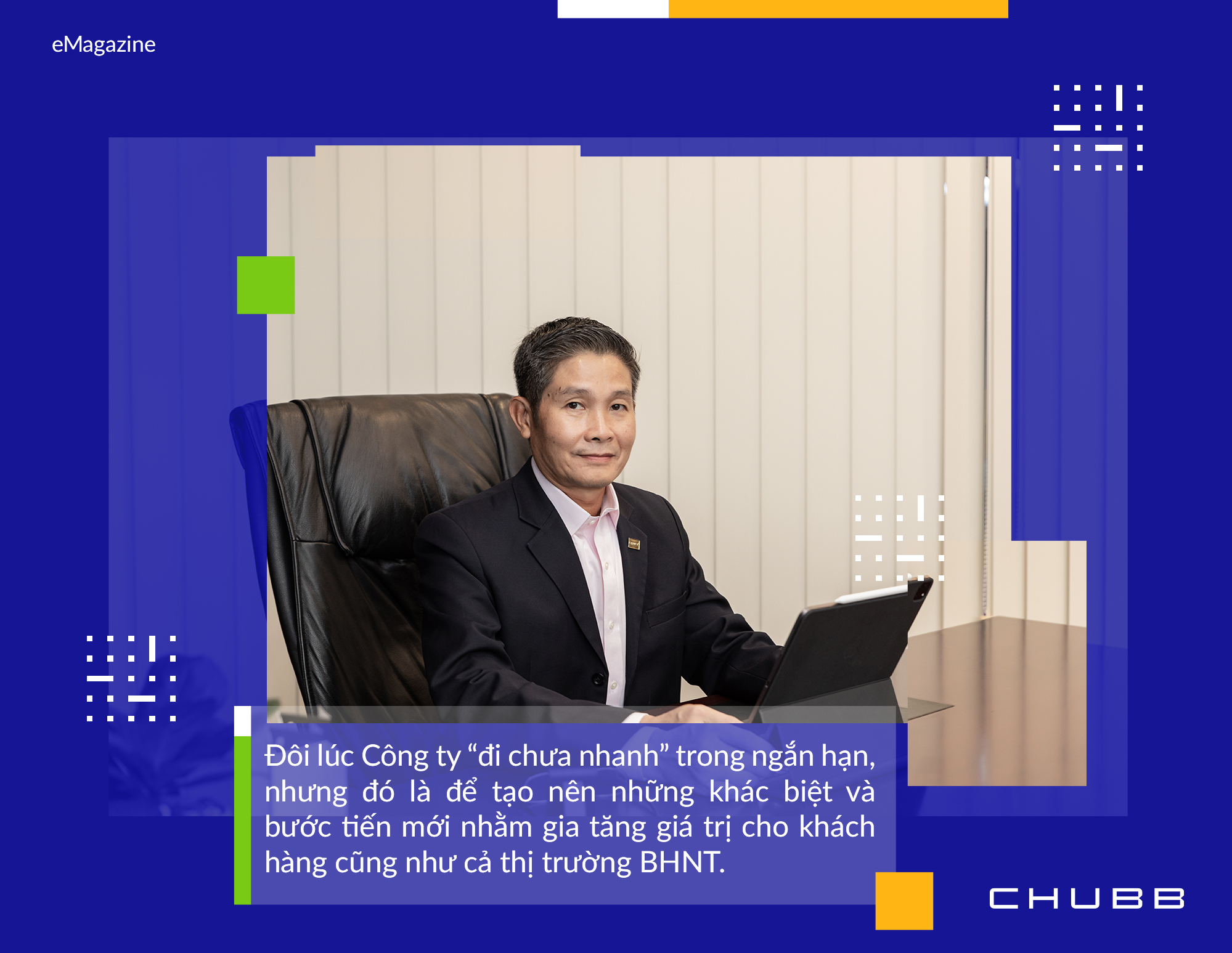 Tân CEO Nguyễn Hồng Sơn: Niềm tin là nền tảng, nhưng hơn thế nữa là sự đồng điệu và gắn kết để Chubb Life Việt Nam có thể đi cùng khách hàng một cách lâu dài! - Ảnh 6. Tân CEO Nguyễn Hồng Sơn: Niềm tin là nền tảng, nhưng hơn thế nữa là sự đồng điệu và gắn kết để Chubb Life Việt Nam có thể đi cùng khách hàng một cách lâu dài! - Ảnh 6.