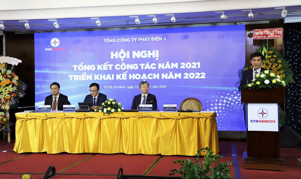 EVNGENCO3 tổng kết công tác năm 2021 và triển khai kế hoạch năm 2022 - ảnh 1