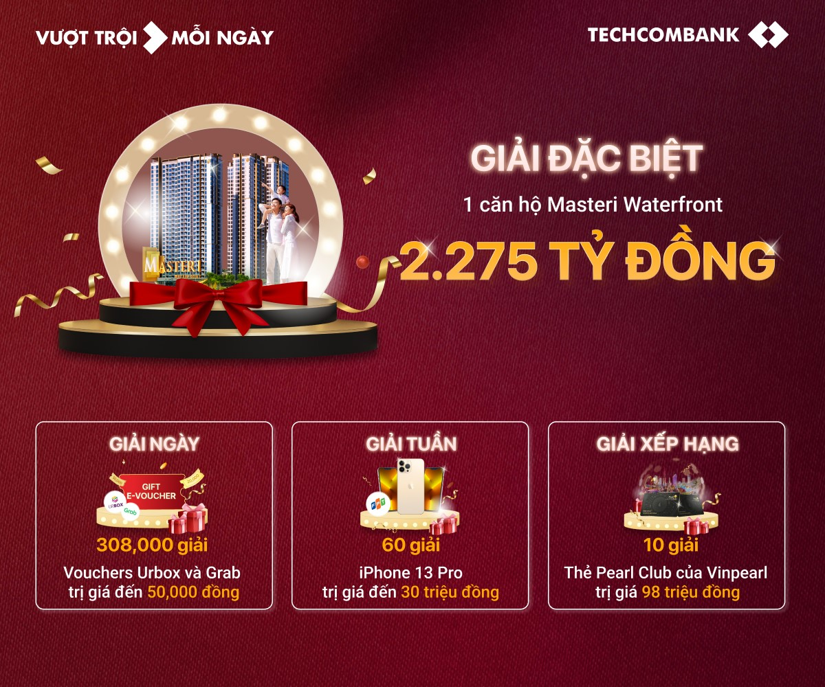 Thanh toán thẻ Techcombank, nhận ngàn quà tặng ‘Tưng bừng đón lễ, khai mở niềm vui’ - ảnh 3