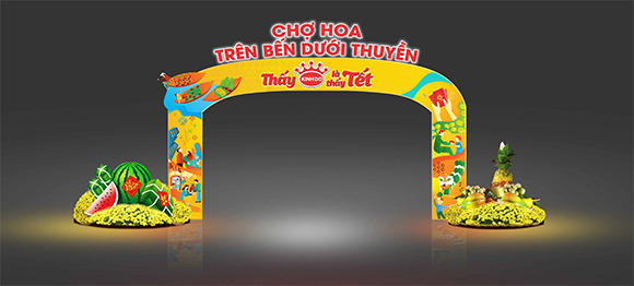 Mondelez Kinh Đô khoác áo mới cho Chợ hoa “Trên Bến Dưới Thuyền”, khuấy động không khí Tết Tân Sửu với nhiều hoạt động hấp dẫn