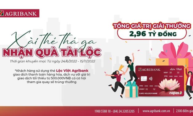 Xài thẻ thả ga – Nhận quà tài lộc cùng thẻ Lộc Việt Agribank