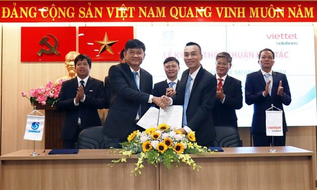 SAWACO ký kết hợp tác với Viettel Solutions về ứng dụng công nghệ